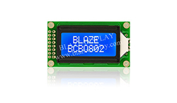 8x2 Serial Character LCD Module