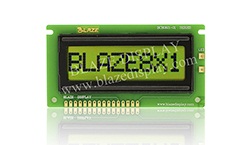 8X1 Serial Character LCD Module